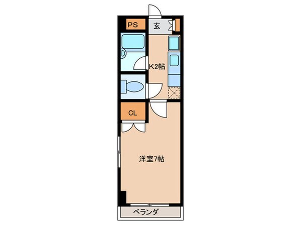 Ｋコ－ト観月の物件間取画像